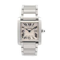 Cartier Tank Francaise Medium Stainless Steel 2485