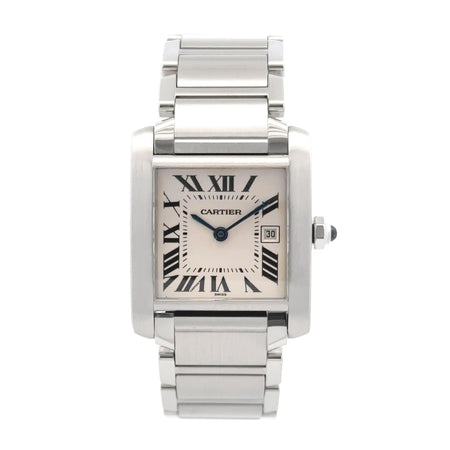 Cartier Tank Francaise Medium Stainless Steel 2485