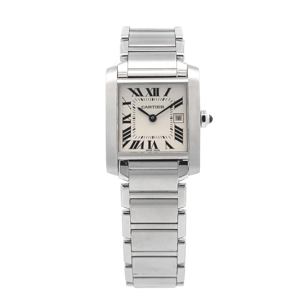 Cartier Tank Francaise Medium Stainless Steel 2465