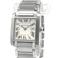 Cartier Tank Francaise Medium Stainless Steel 2465