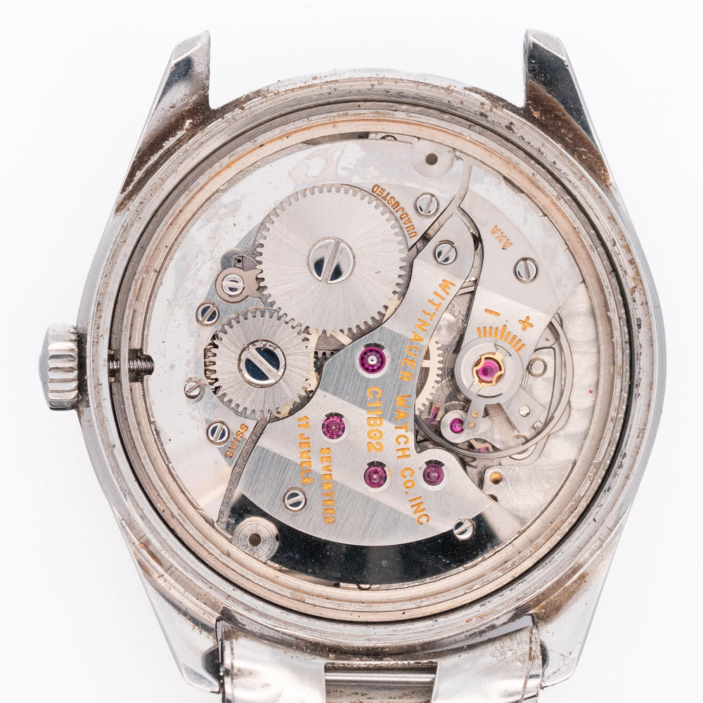 Wittnauer 6300 Stainless Steel 34mm Custom band