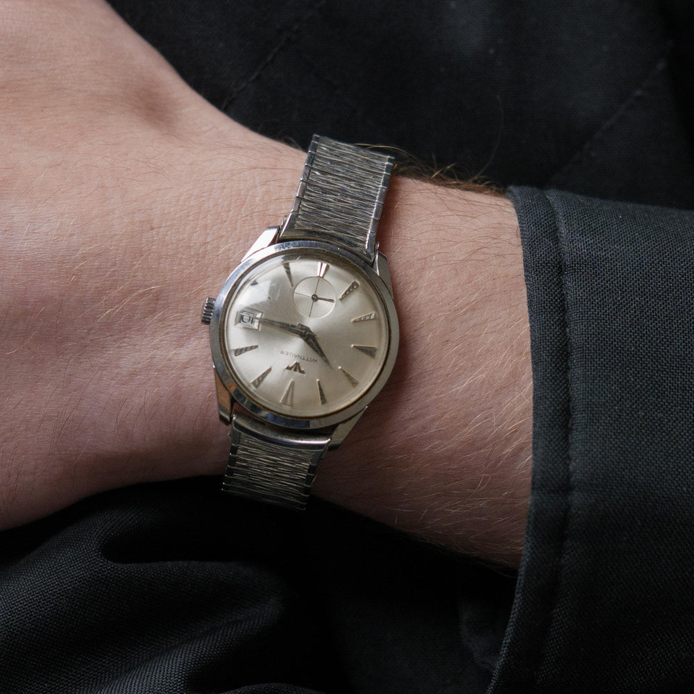 Wittnauer 6300 Stainless Steel 34mm Custom band