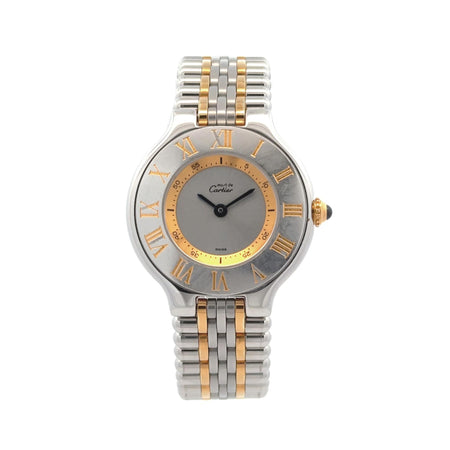 Cartier Stainless Steel/Yellow Gold 