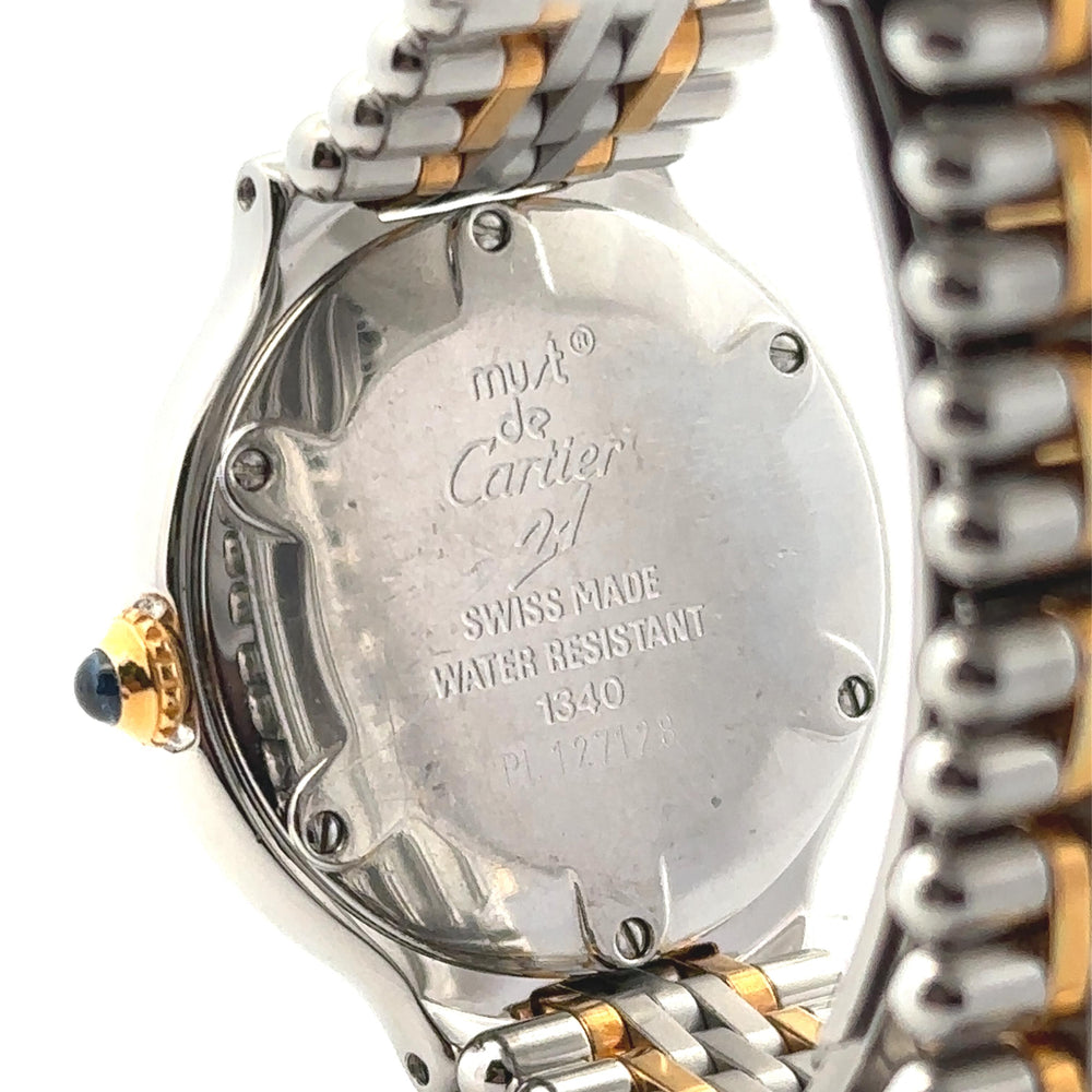 Cartier Stainless Steel/Yellow Gold 