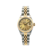 Rolex Date 26mm Stainless Steel/Yellow Gold 69173