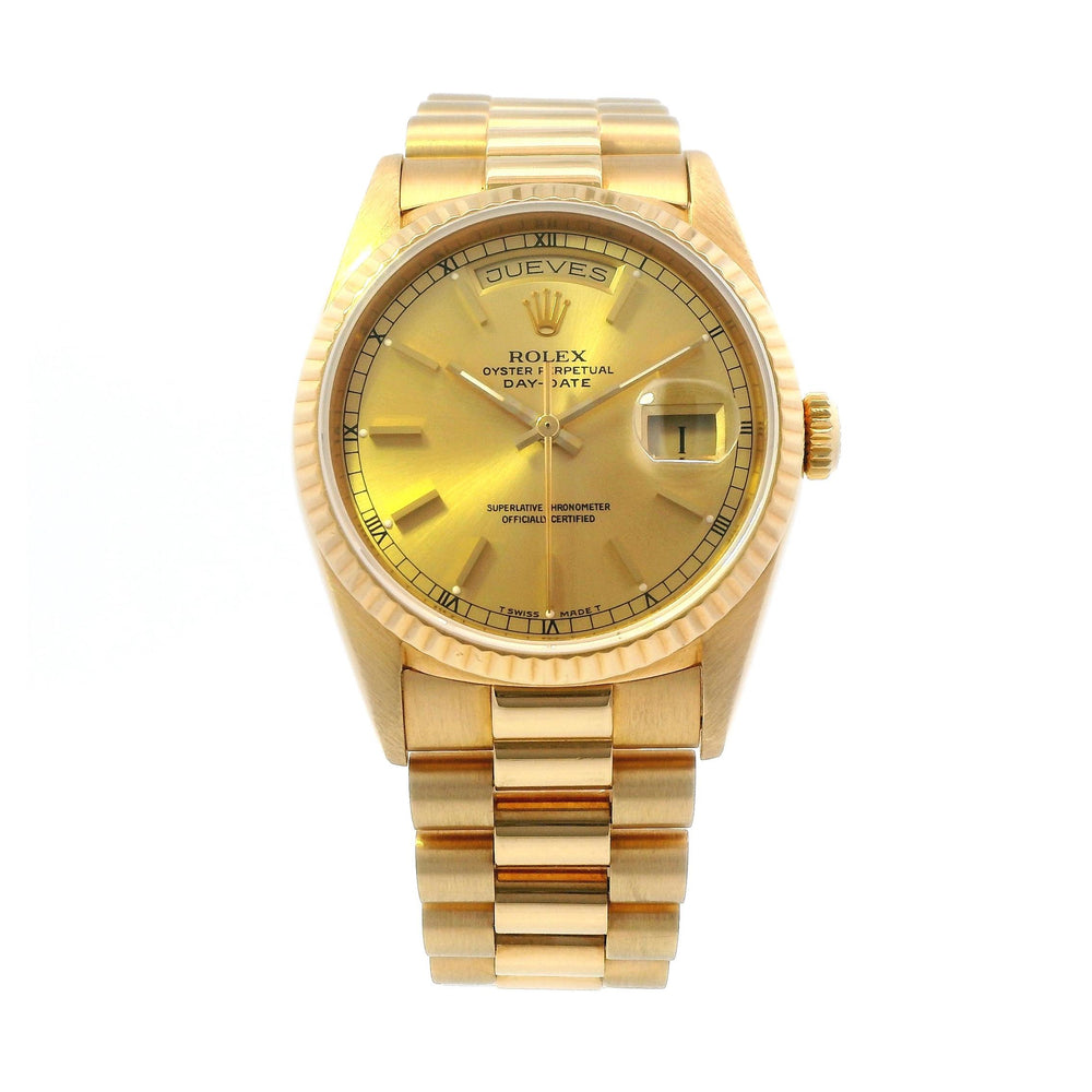 Rolex Day-Date 36mm 18k YG 18238