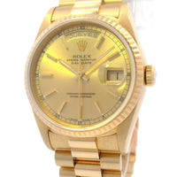 Rolex Day-Date 36mm 18k YG 18238