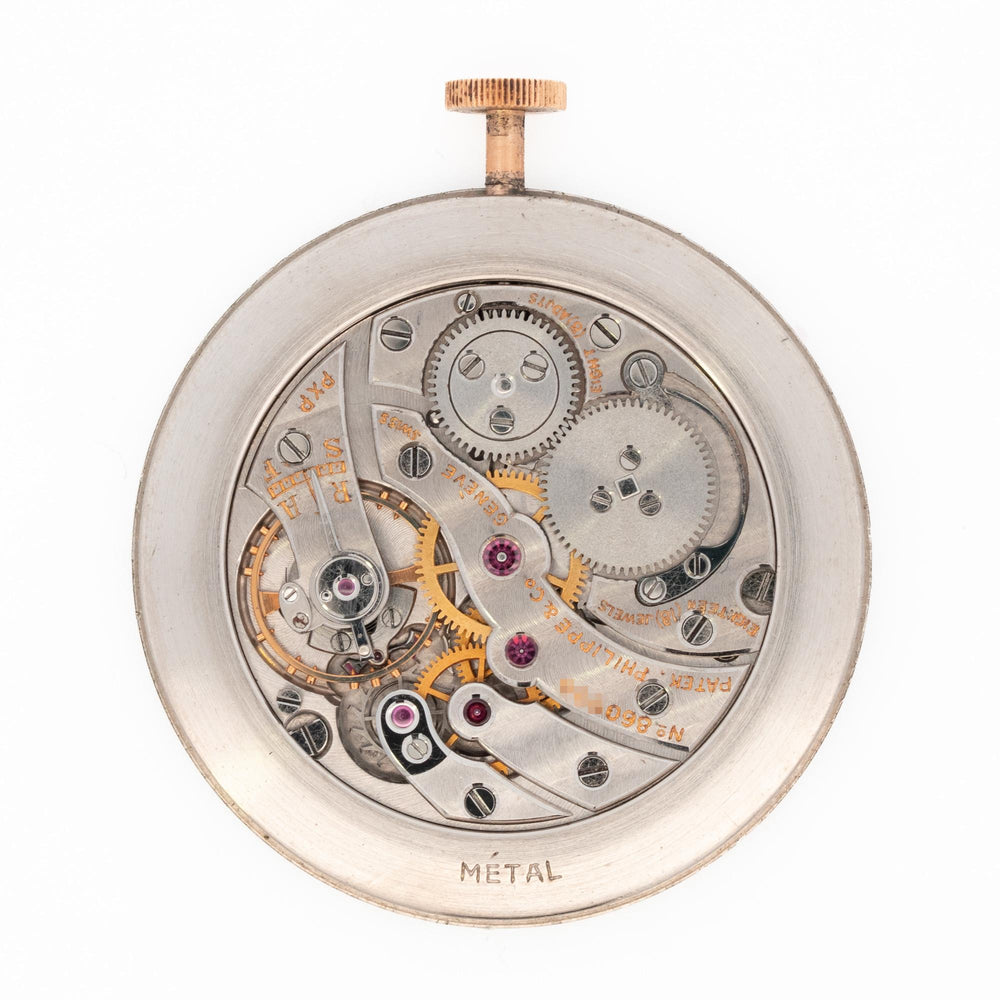 Cartier/Patek Philippe 618647 42mm Pocket Watch Rose Gold RARE