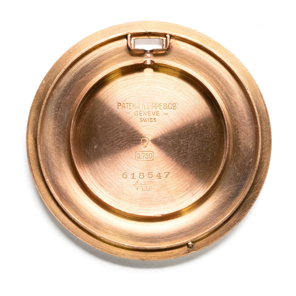 Cartier/Patek Philippe 618647 42mm Pocket Watch Rose Gold RARE