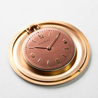 Cartier/Patek Philippe 618647 42mm Pocket Watch Rose Gold RARE