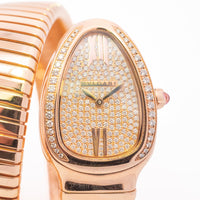 Bulgari Serpenti Tubogas 35 RG Diamond SPP35G