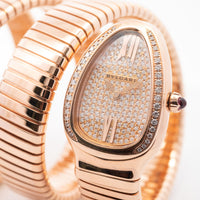 Bulgari Serpenti Tubogas 35 RG Diamond SPP35G
