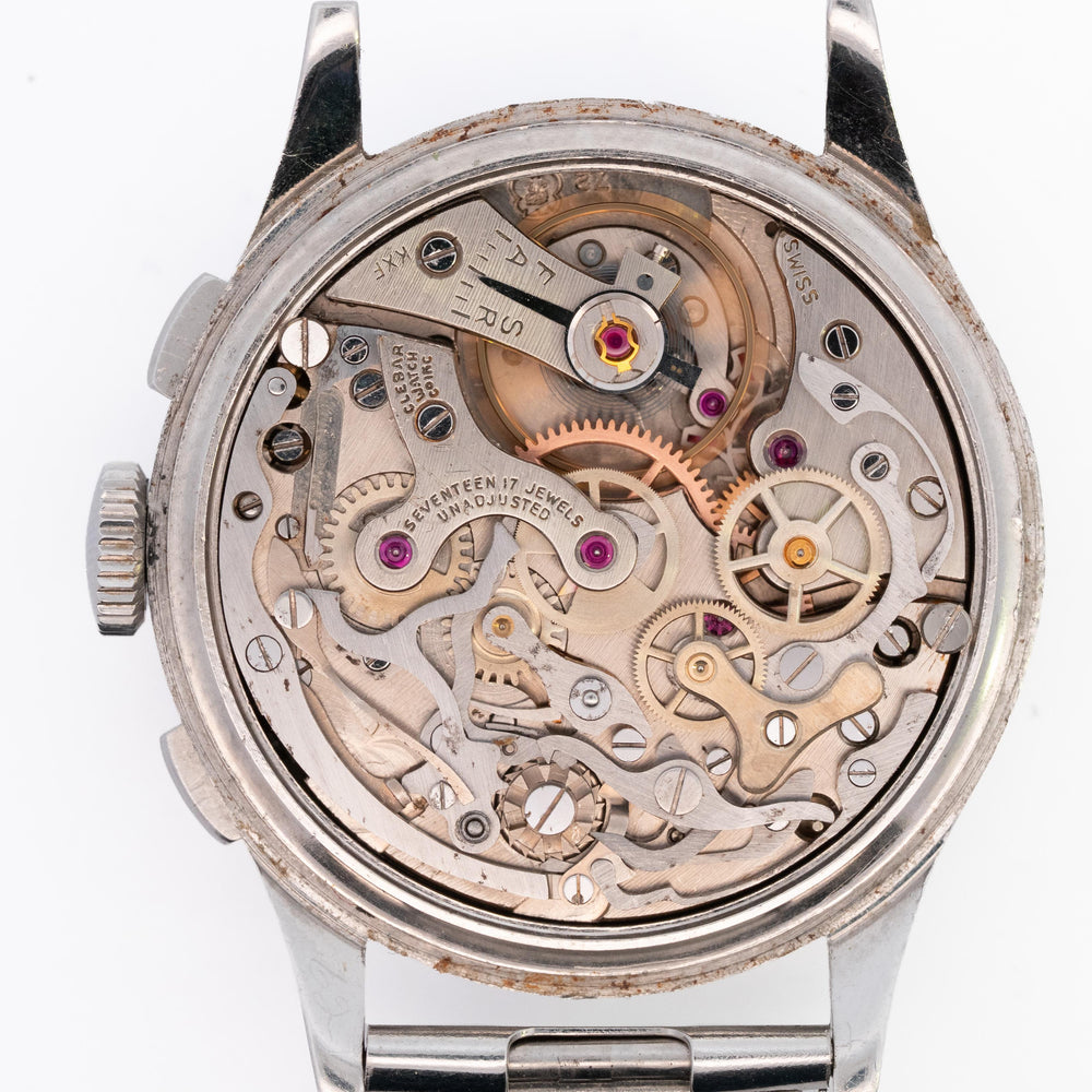 Clebar Chronograph 36mm Stainless Steel Valjoux 72