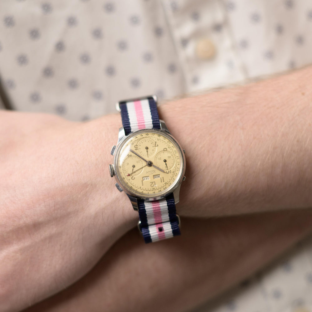 Kelbert Triple Date Calendar 36mm SS Valjoux 72C