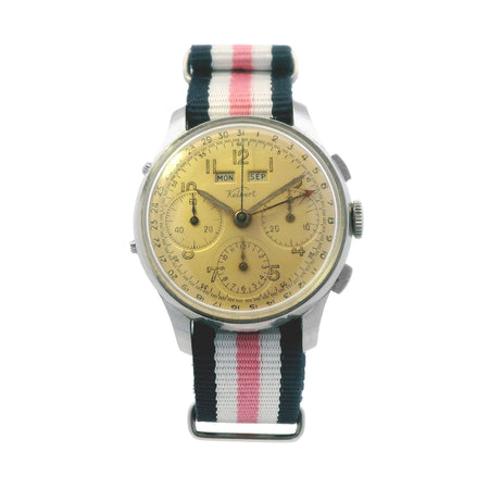 Kelbert Triple Date Calendar 36mm SS Custom Band