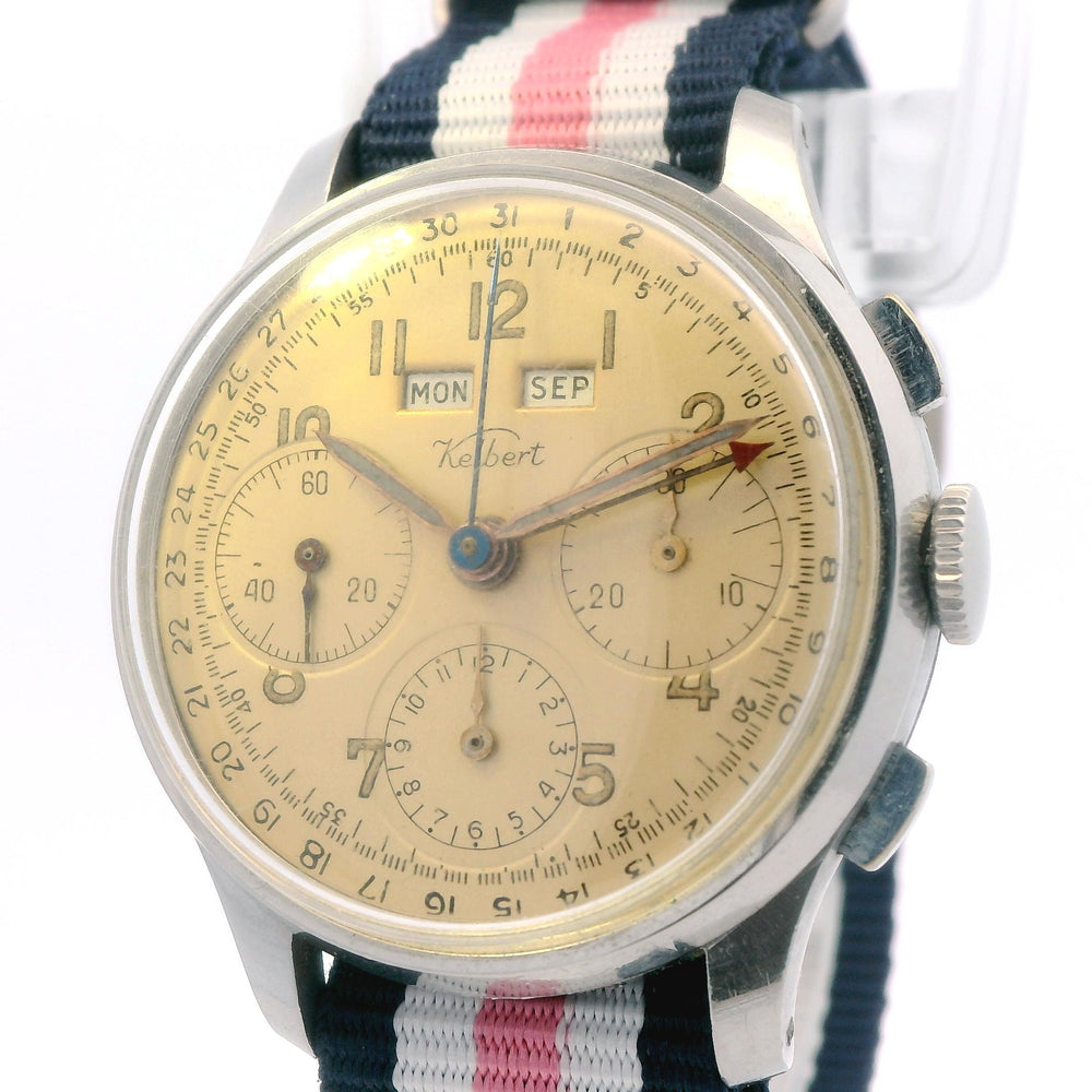 Kelbert Triple Date Calendar 36mm SS Valjoux 72C