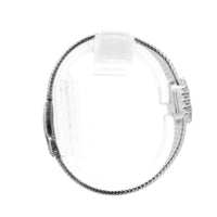 Omega Lady Dress 18k White Gold Diamond Bezel