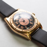 Rolex Bubble Back 32mm Yellow Gold 2940 Custom Band Off Center Dial