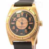 Rolex Bubble Back 32mm Yellow Gold 2940 Custom Band Off Center Dial