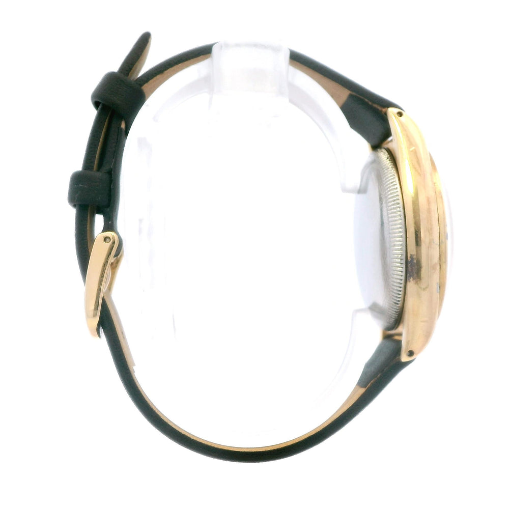 Rolex Bubble Back 32mm Yellow Gold 2940 Custom Band Off Center Dial