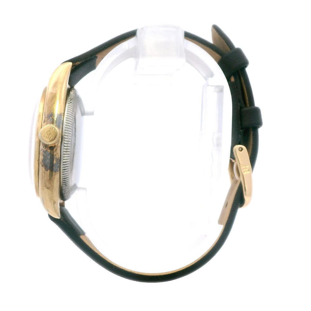 Rolex Bubble Back 32mm Yellow Gold 2940 Custom Band Off Center Dial