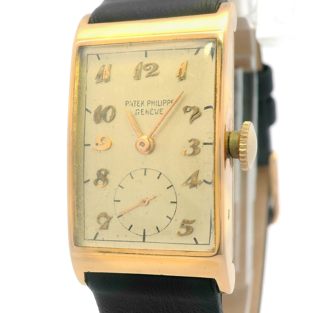 Patek Philippe Rectangle 20mm Yellow Gold