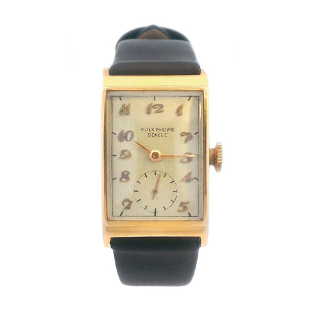 Patek Philippe Rectangle 20mm Yellow Gold