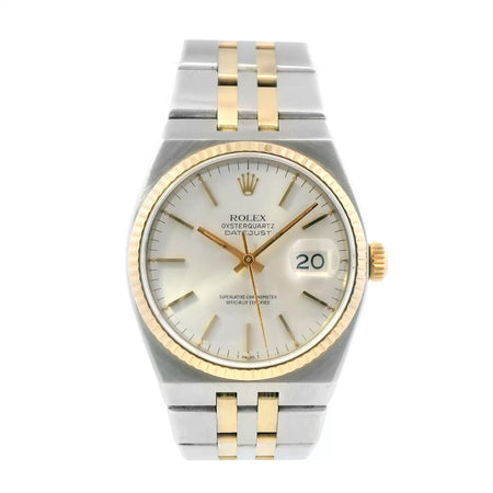 Rolex Oysterquartz Datejust Stainless Steel/Yellow Gold 17013