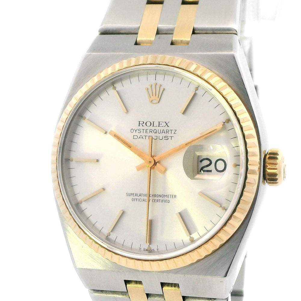 Rolex Oysterquartz Datejust Stainless Steel/Yellow Gold 17013
