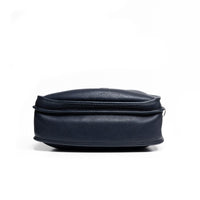Hermes Evelyne III GM Navy Blue Leather Crossbody Handbag