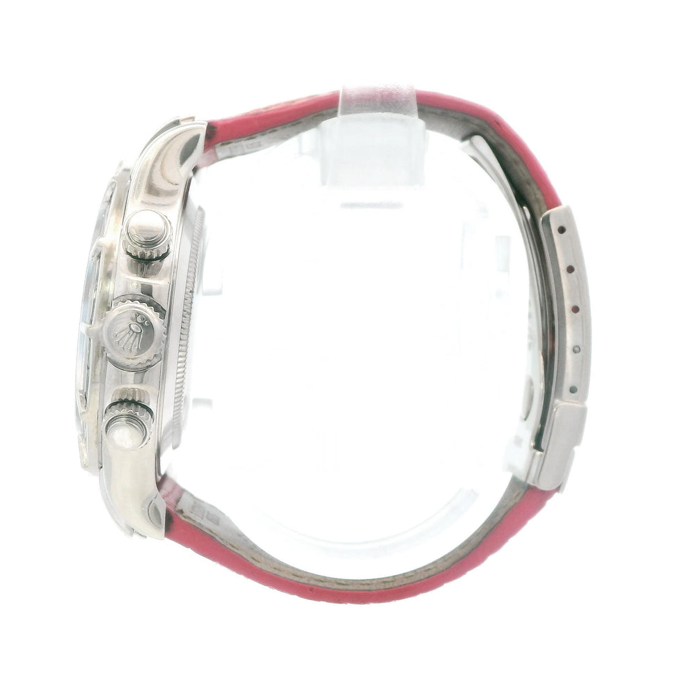 Rolex 116519 Daytona 40mm 18k WG Diamonds on Leather Band