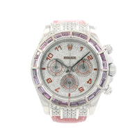 Rolex 116519 Daytona 40mm 18k WG Diamonds on Leather Band