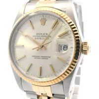 Rolex Datejust 36mm Stainless Steel/Yellow Gold 16013