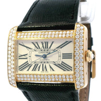 Cartier Tank Divan 18k Yellow Gold Diamond 2603