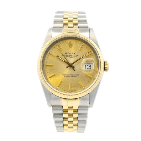 Rolex Datejust 36mm Stainless Steel/Yellow Gold 16233