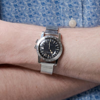 Glycine Airman PAT 314050 SS with Two Custom Bands