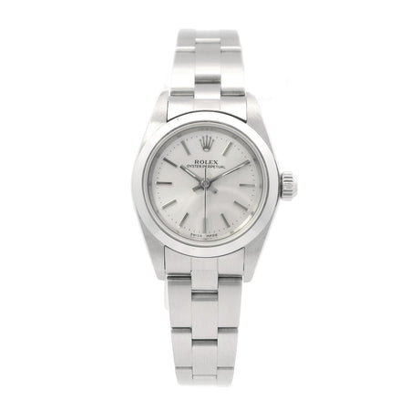 Rolex 76080 OP 34mm Stainless Steel Silver Dial