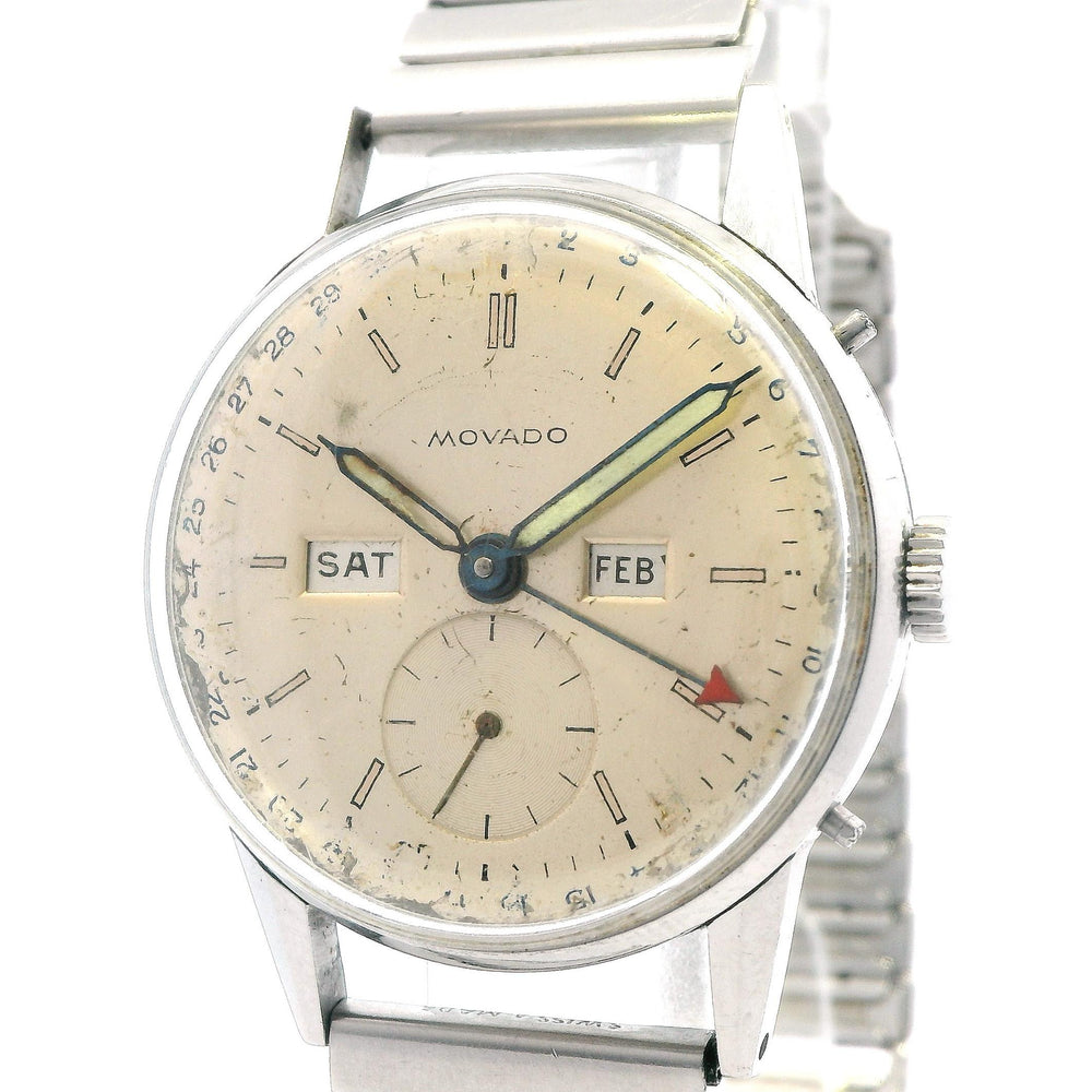 Movado Triple Date Stainless Steel