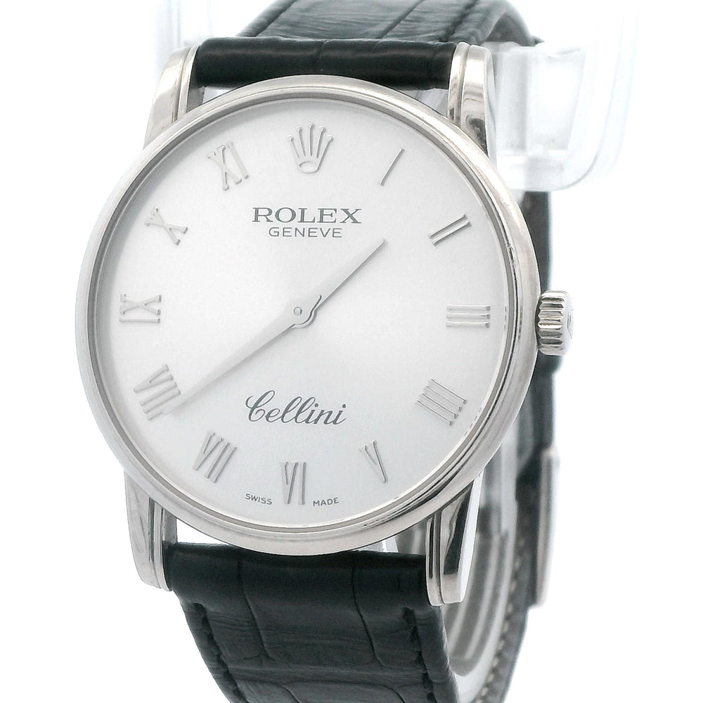 Rolex Cellini 32mm 18k White Gold 51169