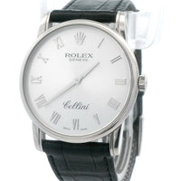 Rolex Cellini 32mm 18k White Gold 51169
