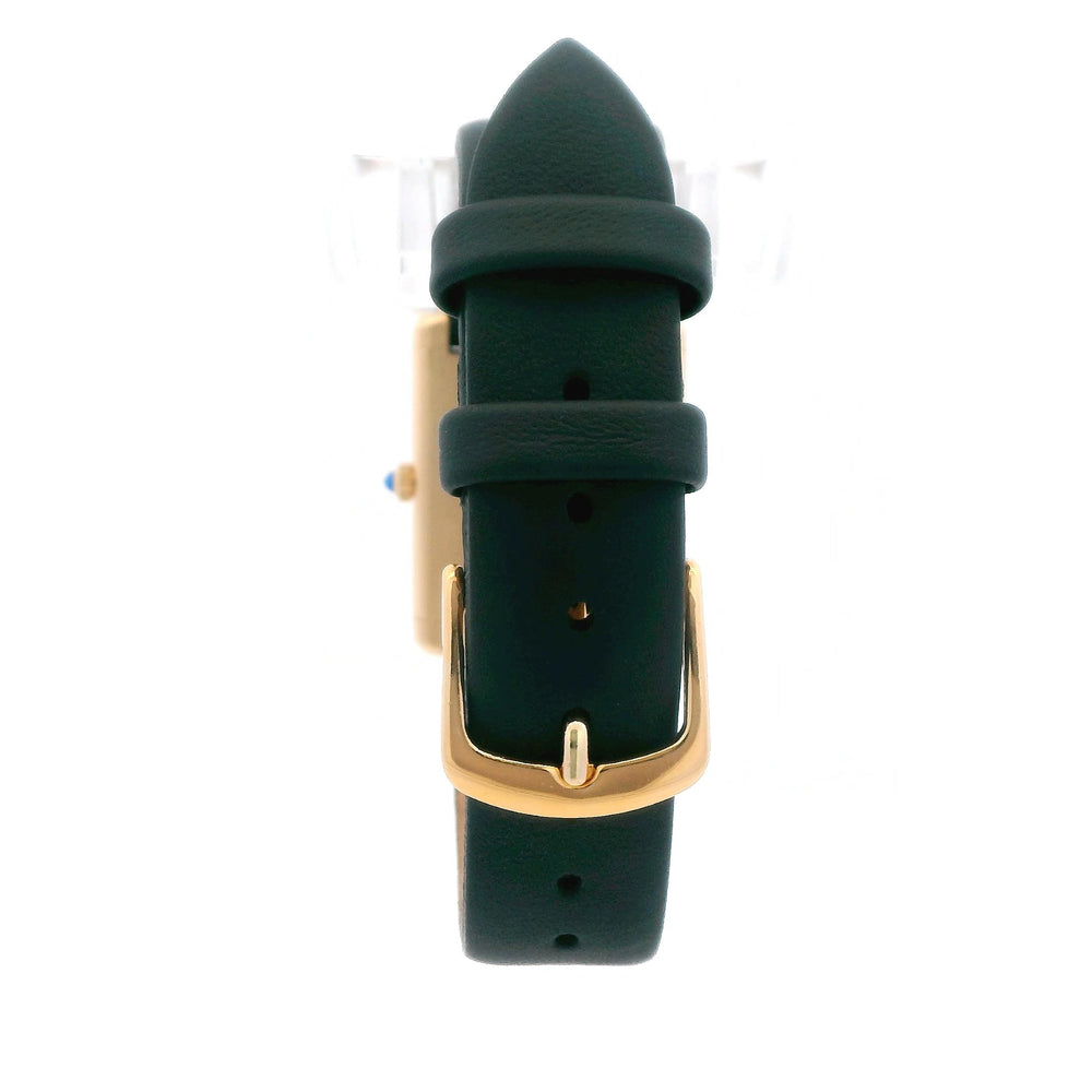 Cartier Tank 18k Yellow Gold on Leather band