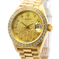 Rolex 69178 Datejust 26mm 18k YG Diamond