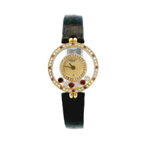Chopard Happy Diamonds 18k YG Ruby 4191 4054