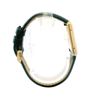 Cartier Tank Vermeil  on Leather