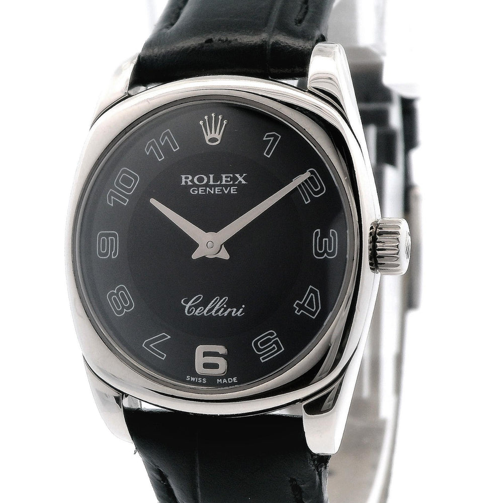 Rolex Cellini 25mm 18k White Gold 6229