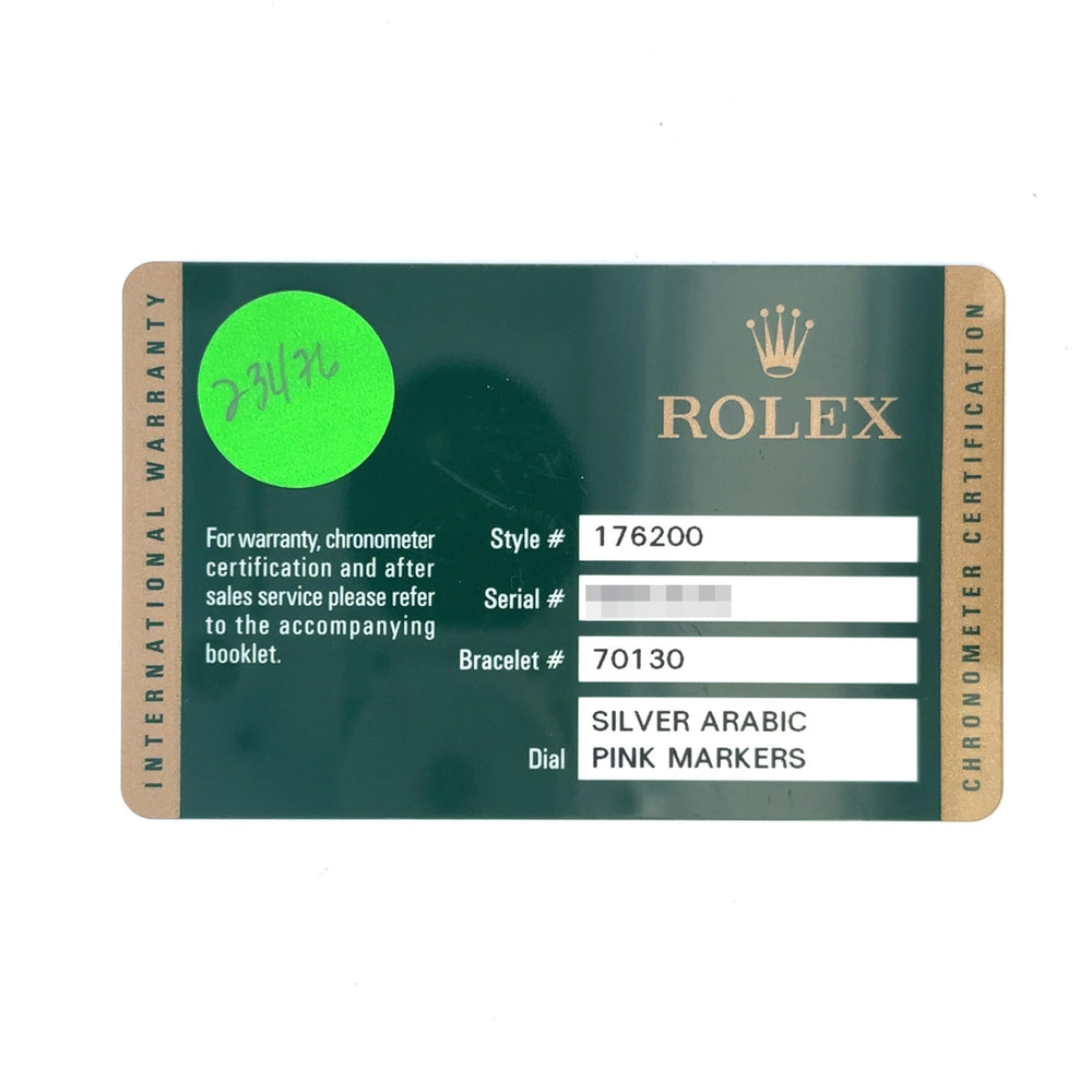 Rolex Oyster Perpetual 26mm Stainless Steel 176200