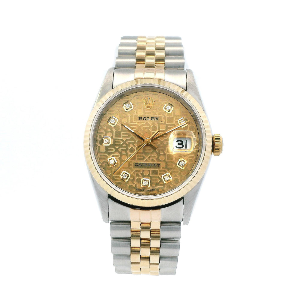 Rolex Datejust 36mm SS/Yellow Gold 16233