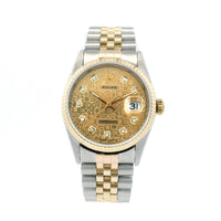 Rolex Datejust 36mm SS/Yellow Gold 16233