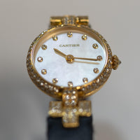 Cartier Vendome 19mm 18k YG Diamond 0371