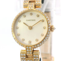 Cartier Vendome 19mm 18k YG Diamond 0371